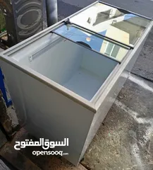  2 فريزر عرض تركي 400 لتر انفيرتر جديد قياس (130سم)احدث موديل مكفول سنه