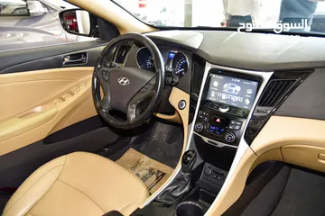  15 هيونداي سوناتا هايبرد فل ليمتيد أعلى صنف وارد وصيانة الوكالة Hyundai Sonata Hybrid Limited 2015