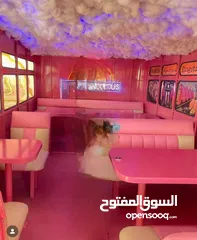  2 كرفان متنقل مطعم أو كفتيريا