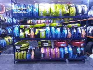  8 محل اطارات وبناشر وتبديل زيوت وكهرباء سيارات للبيع بداعي السفر  للتواصل والاستفسار