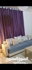  5 Confy and affordable sofa set in excellent condition/  +طقم كنب حلو و مريح  + طاوله + الستاره