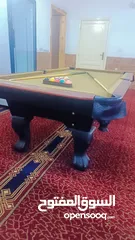 2 طاولة بلياردوا استعمال بسيط في حالة الوكالة..7.5 قدم....