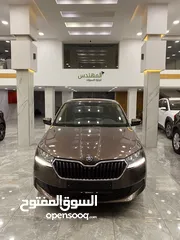  14 سكودا فابيا اوتوماتيك .. ترخيص 2019 .. لون بني مميز