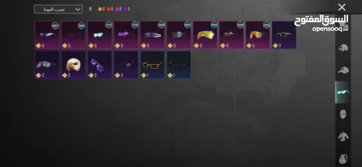  4 حساب ببجي مفعل بونس باس فيه نوادر نوعا ما    في رومات و3 جواهر ومخزون كثير