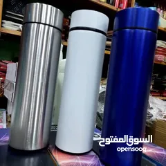  19 مج حراري ديجيتال حافظه قهوه حراريه مع شاشه تظهر درجه الحراره