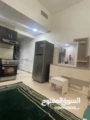  1 للإيجار الشهري شقة استوديو مفروشة في عجمان منطقة الجرف أبراج الياسمين