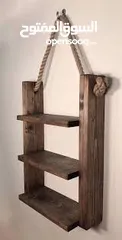  13 اكسسوارات منزل وحديقه  خشب ثقيل وليس تجاري الوان ديكوريه معتقه يتحمل اوزان ثقيله كل قطعة الها سعر