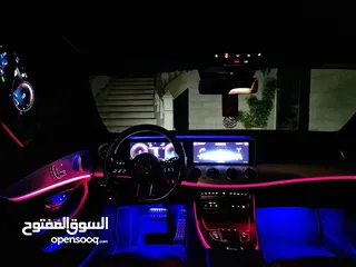  13 ‎‏Mercedes Benz E300de AMG plug in hybrid+ 2021AMG night edition  للبيع على الكاش او بنك