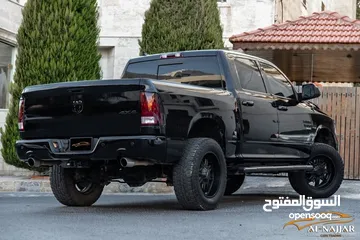  4 Dodge Ram Big horn 2019 gasoline   البكب بحالة الوكالة و قطع مسافة 51,000 ميل فقط