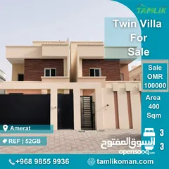  9 Villa for Sale in Al Amerat فيلا للبيع في العامرات  REF 52GB