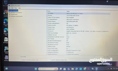  4 لابتوب hp ماركة انتل بحالة ممتازة