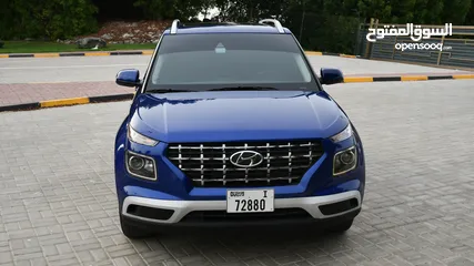 1 Hyundai - VENUE - 2022 - Blue - Small SUV - Eng 1.6L