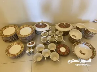  2 Elegant 72-Piece Dinner Set