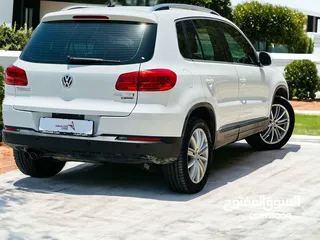  5 AED 660 PM  VOLKSWAGEN TIGUAN 2.0 TSI 2016  GCC  LOW MILEAGE 0% DOWNPAYMENT