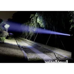  5 كشاف لوكس رباعي مصباح يدوي LED محمول مع ضوء جانبي ضد الماء شحن