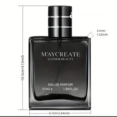  3 55ml Eau De Parfum For Men, Refreshing And Long Lasting Fragrance, Cologne Perfume For Dating