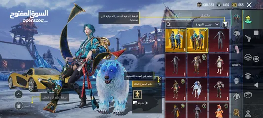  6 حساب ببجى فخم جداا اسلحه وسيارات ولبسات