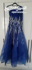  4 فستان سهرة ازرق للبيع.  Blue evening dress for sale
