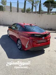  4 Toyota Prius prime plug-in Hybrid موديل 2017 بطارية ليثيوم فل كامل اعلى صنف