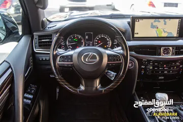  16 Lexus Lx570s Black Edition 2020   السيارة مميزة جدا و قطعت مسافة 64,000 كيلو متر فقط