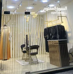 1 محل عبايات للبيع / abaya shop for sale