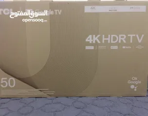  1 شاشة TCL 50 بوصه