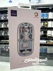  4 Wiwu Mouse ماوس ماوس ليزر من شركة ويوا (انيق) يناسب استخدامات العمل للابتوب و الكبيوتر  كفائة عالية