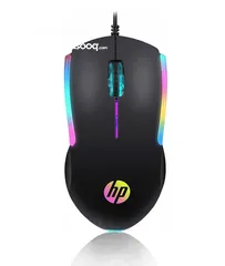  1 ماوس جيمنج اتش بي سلكي أر جي بي ملون HP M160 RGB USB WIRED GAMING MOUSE