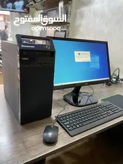  2 كمبيوتر موصفات عاليه كل شي اصلي شاشة كبيره LENOVO Core i7 كيبورد و ماوس لينوفو اصلي