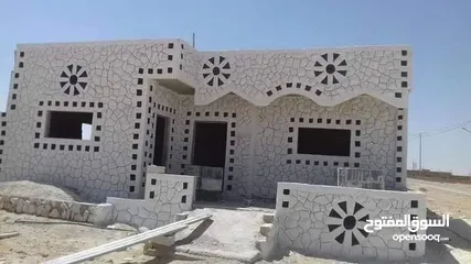  4 تركيب الحجر والشحف وديكورات