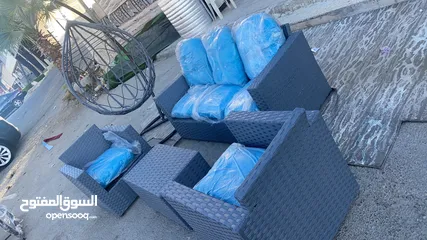  2 طقم رتان خماسي ومرجيحه باقل سعر بالمملكه