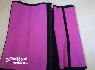  8 مشد كيم كارداشيان الاصلي لنحت الخصر و التنحيف اصلي طبقتين جلد و مبطن  تنحيف  مشدات التنحيف