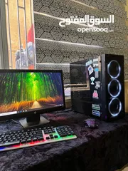  1 Pc gaming للبيع مع كلشي