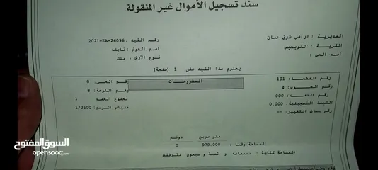  1 دونم أرض للبيع من المالك طبربور بالقرب من إشارات مستشفى حمزه ضاحية الاستقلال منطقة النويجيس
