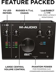  4 M-Audio AIR 192x4 USB C Audio Interface 