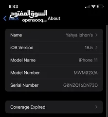  5 iPhone 11 128g battery health 84