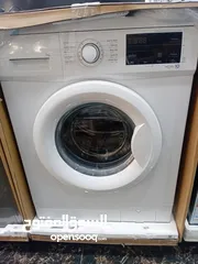  2 غسالة ال جي 7ك 1200 دورة لون ابيض   دايركت درايف  كفالة 10 سنوات على الماتور