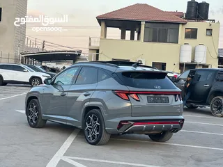  11 هونداي توسان N-Line Plug In /2022  فل الفل فتحة سقف بانوراما  فل مسكر
