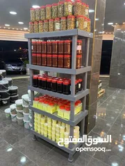  5 رفوف بلاستيك قوية ومتينة