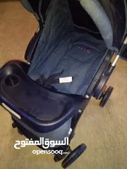  3 عربية اطفال جديدة مستوردة كرسي قلاب+سرير+شنطه+مفرش للغيار