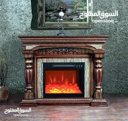  3 مدفئة مدخل فير بليس تدفئة واجهة fire place