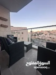  16 شقة مفروشة مودرن للايجار في منطقة .. دير غبار قرب زيت وزعتر .. (اطلاله فخمة) 3 نوم