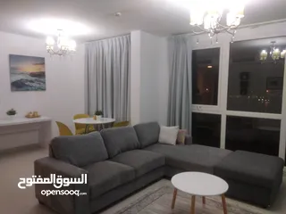  2 Excellent sea view 2 bedroom fully furnish apartment for Rent in amwaj Island