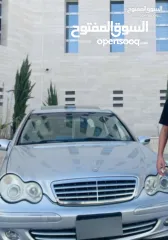  6 مرسيدس c200 كومبريسور 2006 بنزين سيارة صلاة النبي للبيع