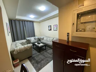  13 (محمد سعد) غرفتين وصاله مفروش فرش راقي جدا اطلاله مفتوحه رائعه بالقاسميه المحطه