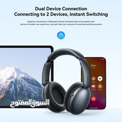  1 سماعات Joyroom JR-JH1عيش التجربة. اسمع الفرق بتقنية إلغاء الضجيج!