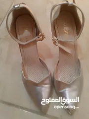  2 Silver heel كعب سلفر (فضي) طويل