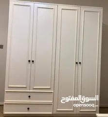  24 خزائن ملابس خشب لامنيت 18م الون حسب الطلب مقاس الخزائن عرض 160  ارتفاع 200