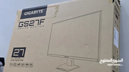  1 شاشة gigabyte  27 أنش للبيع