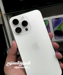  4 عرض خااص : iPhone 15 pro max 256gb مع ضمان الوكيل هاتف بحالة الوكالة بدون شموخ أو مشاكل مع ملحقاتة